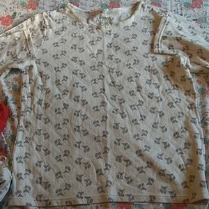 White fox pajama set